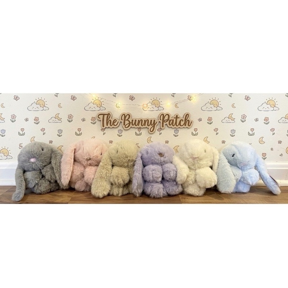 Gigglescape  5.5" Plush Bunny~Easter Set